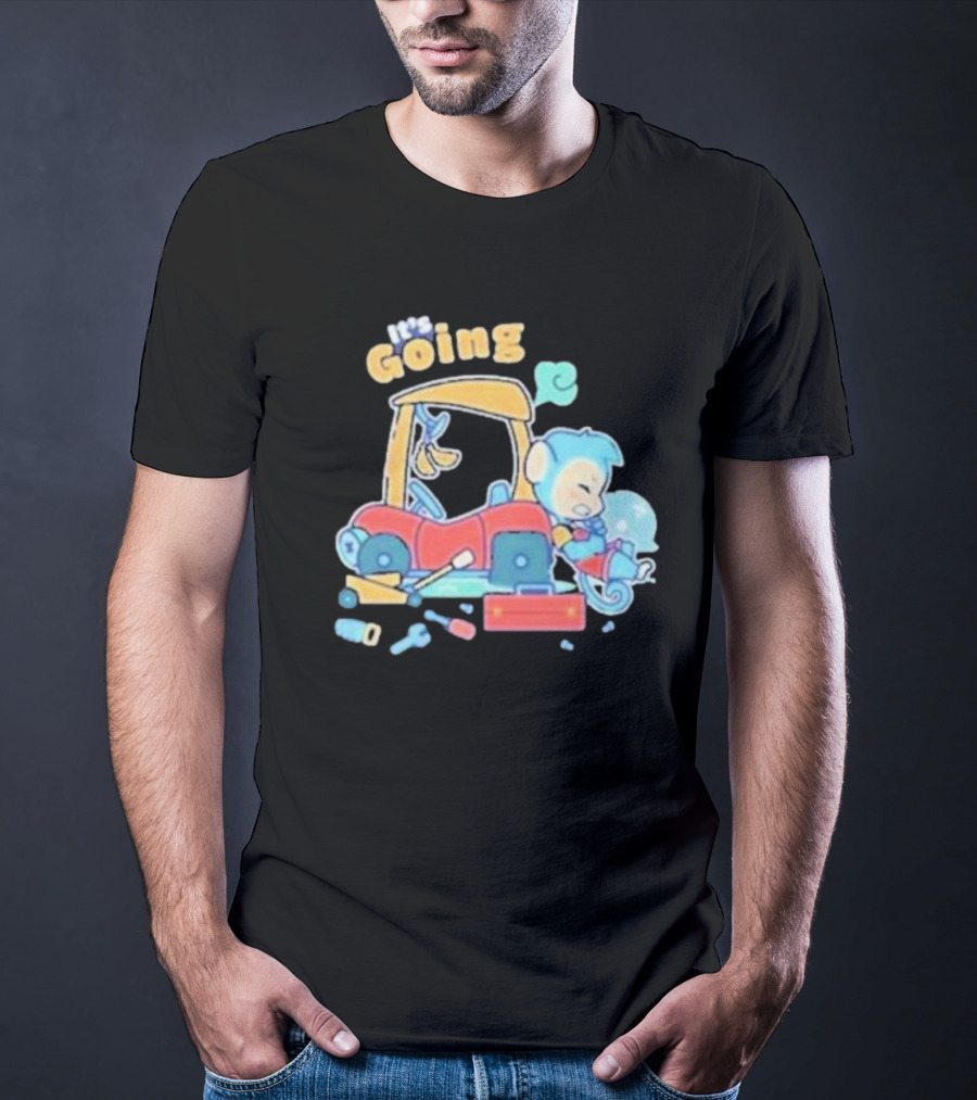It's Going Car Mechanic Monkey With Tools T-Shirt