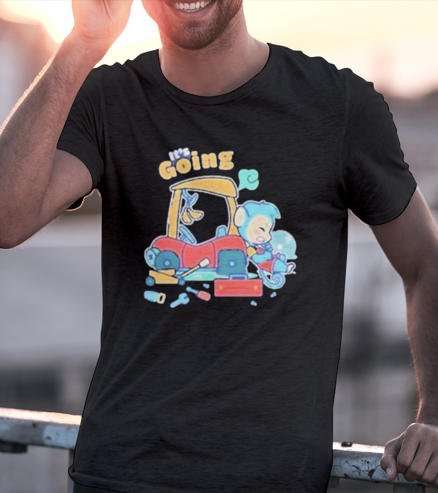 It's Going Car Mechanic Monkey With Tools T-Shirt