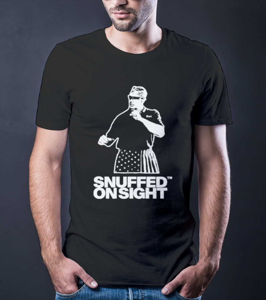 Snuffed On Sight American Flag Shorts T-Shirt