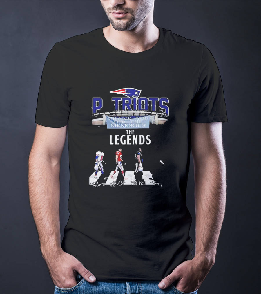 New England Patriots Thank You For The Memories The Legends T-Shirt