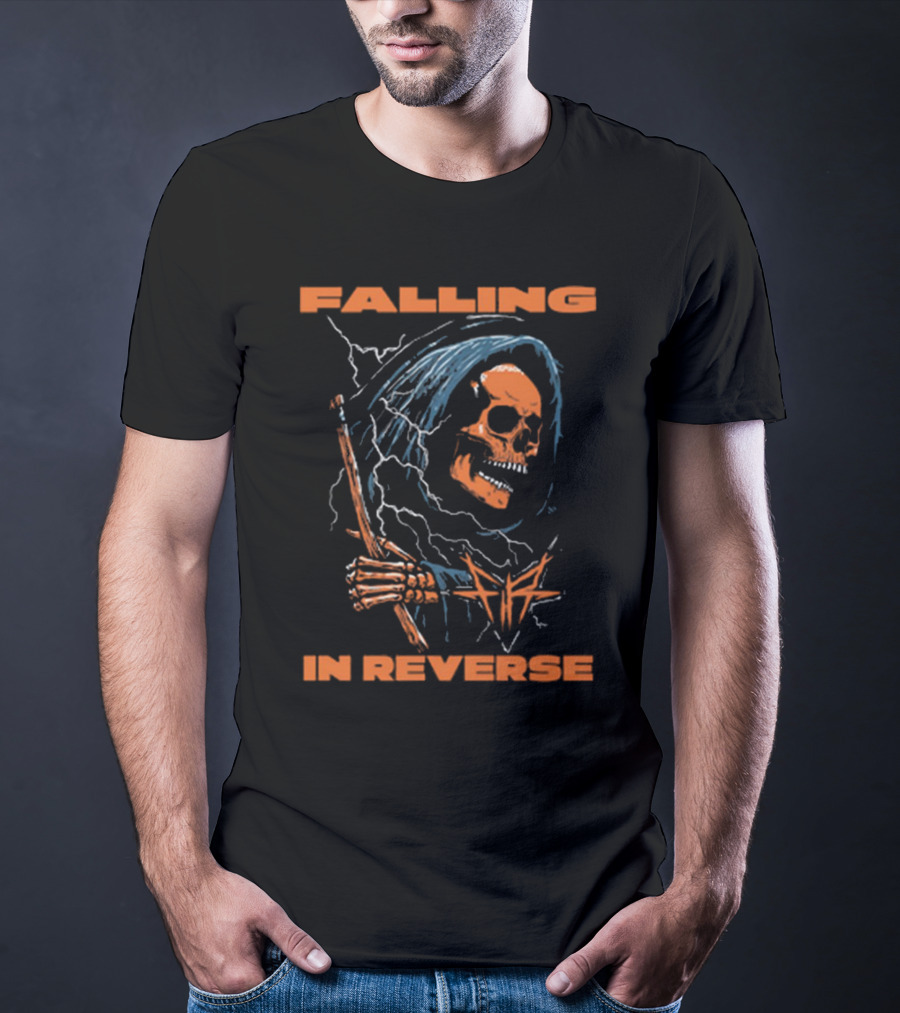 Falling In Reverse Grim Reaper Lightning T-Shirt