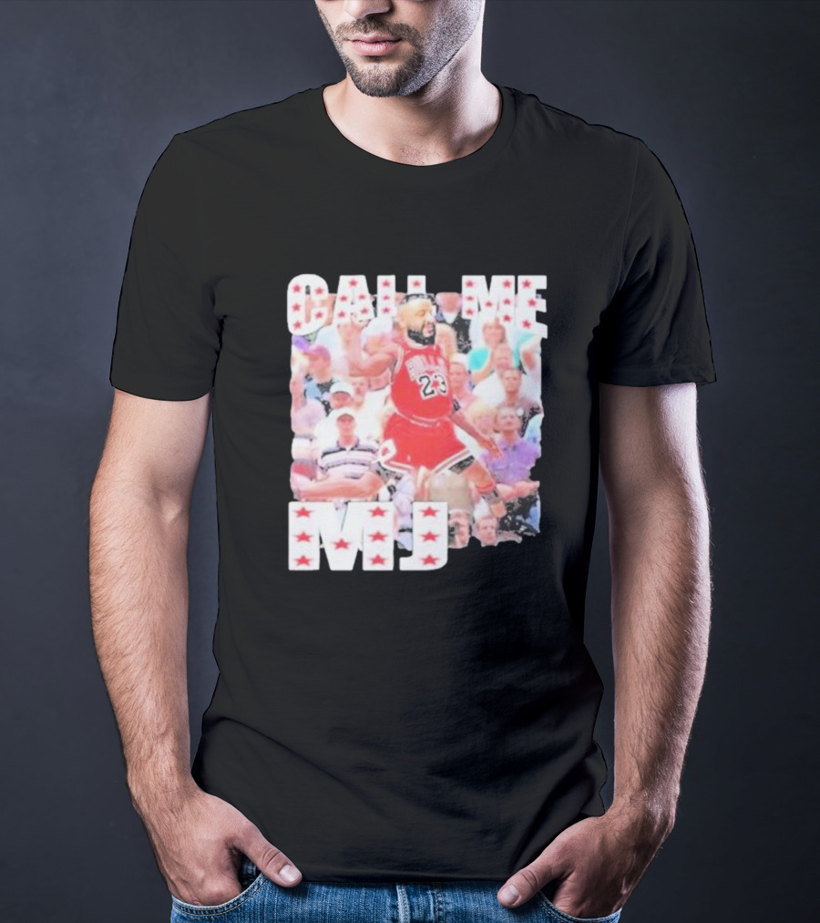 Call Me MJ Basketball Legend Jersey 23 Stars T-Shirt