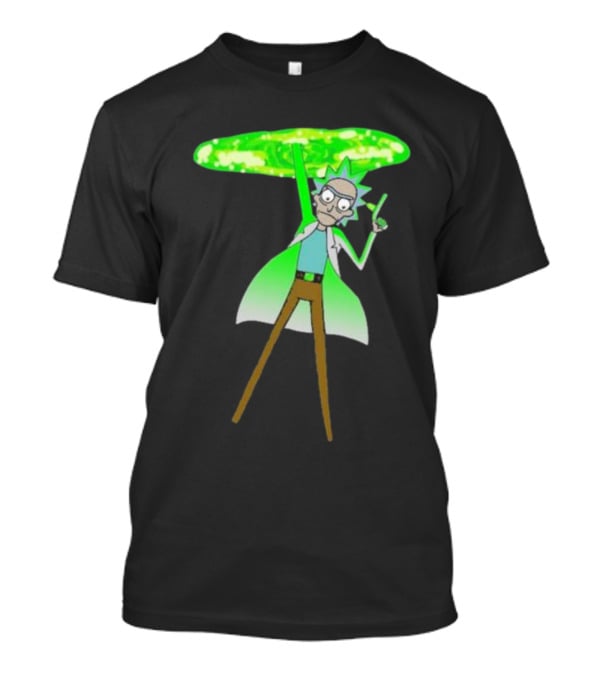 Rick Sanchez Portal Green Slime Rick And Morty T-Shirt