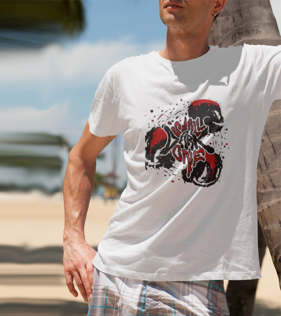 Small Dark One Ink Lil Darkie Symbolic Red And Black T-Shirt