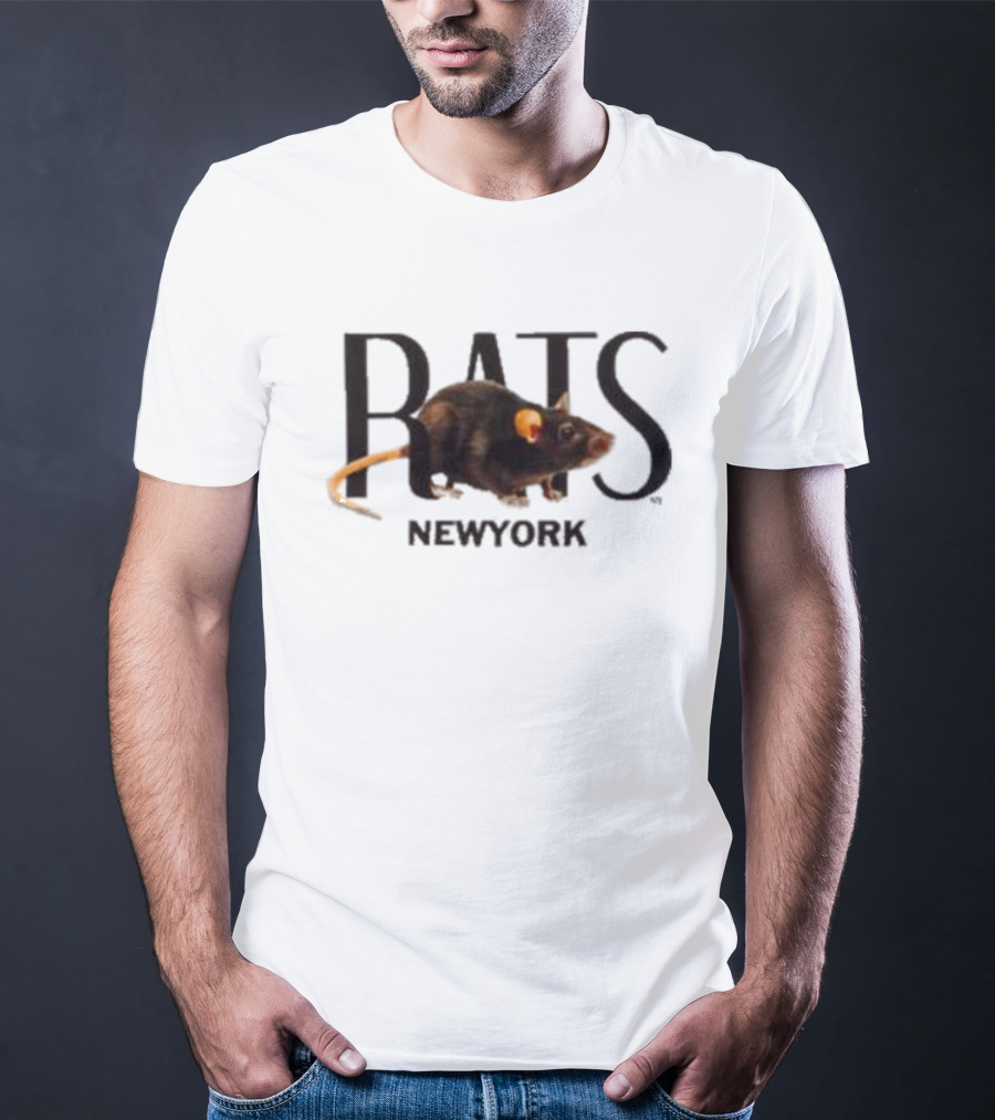 At The Moment X Highsnobiety New York Rats Graphic Rat Image T-Shirt