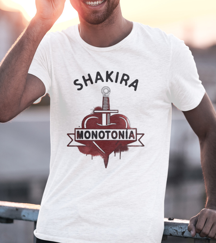 Shakira Monotonía Heart And Sword T-Shirt