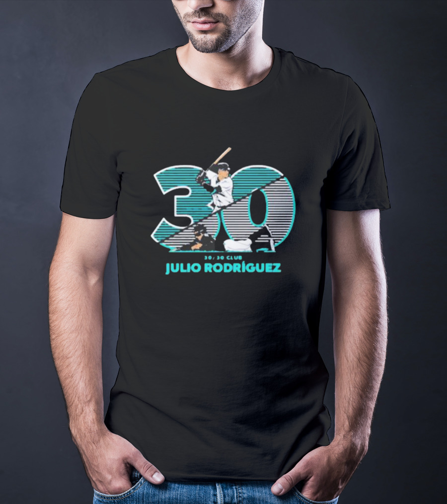 Seattle Baseball 30/30 Club Julio Rodríguez T-Shirt