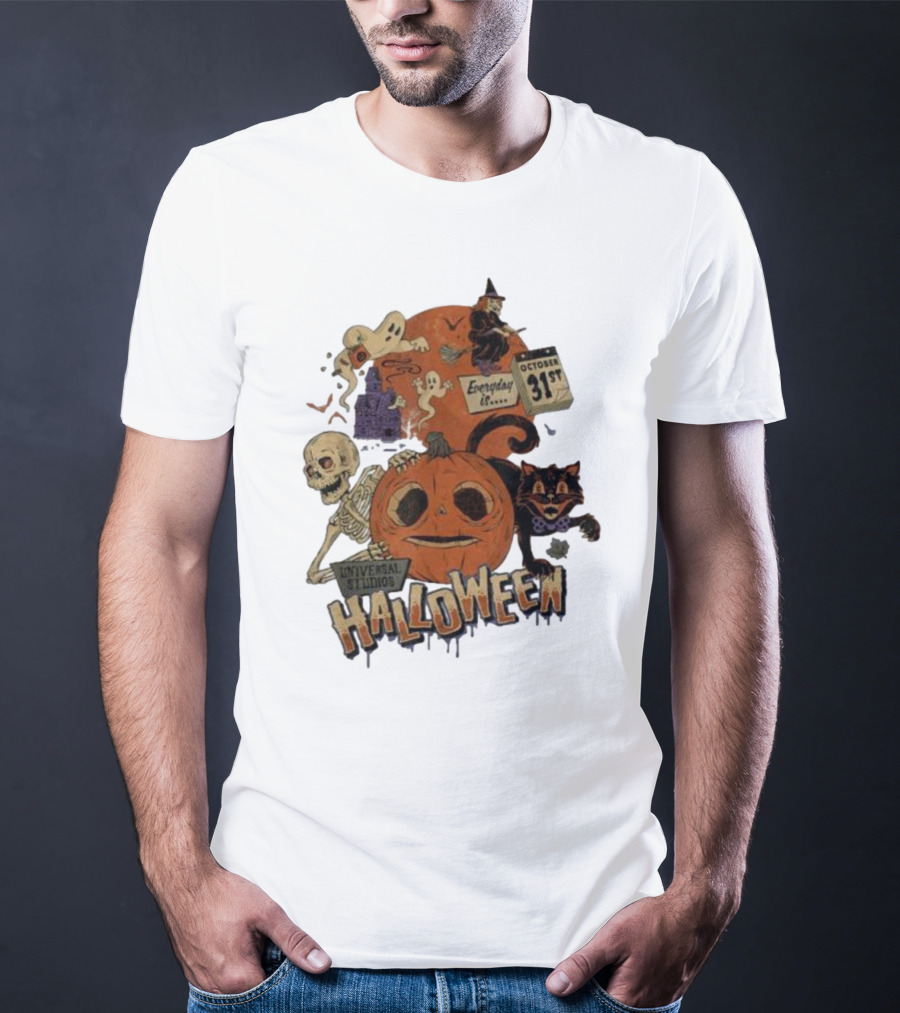 Universal Studios Halloween October 31st Everyday Is Halloween T-Shirt