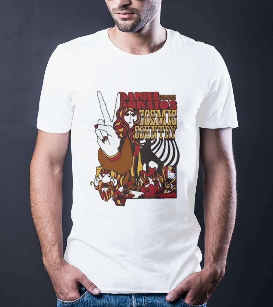 Daniel Donato’s Cosmic Country Relix Session Psychedelic Peace Sign T-Shirt