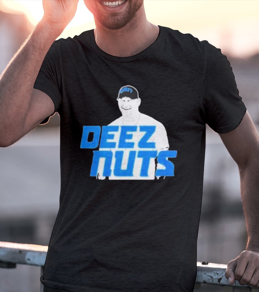 Dan Campbell Deez Nuts Detroit Lions Fan T-Shirt