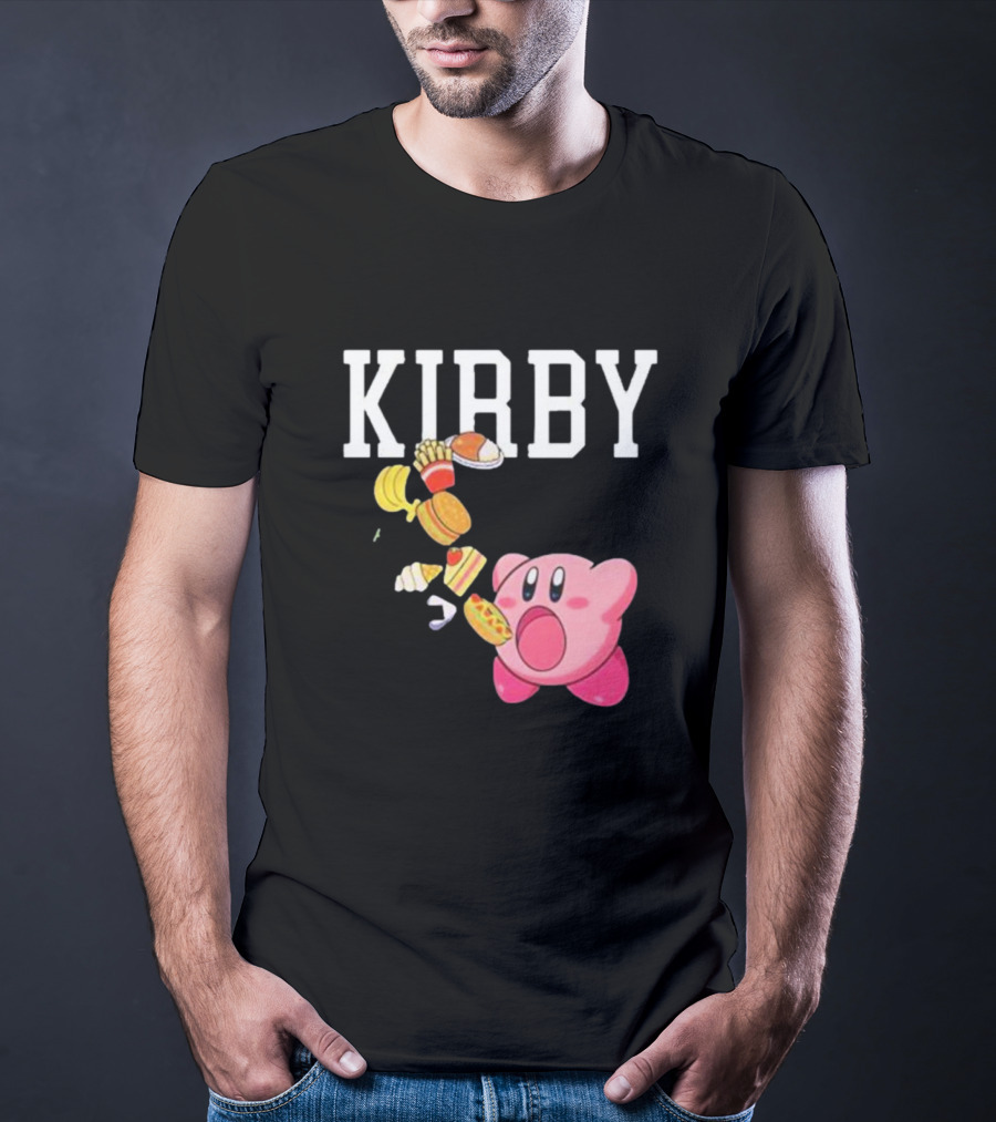 KIRBY Inhales Iconic Food For Power Up T-Shirt