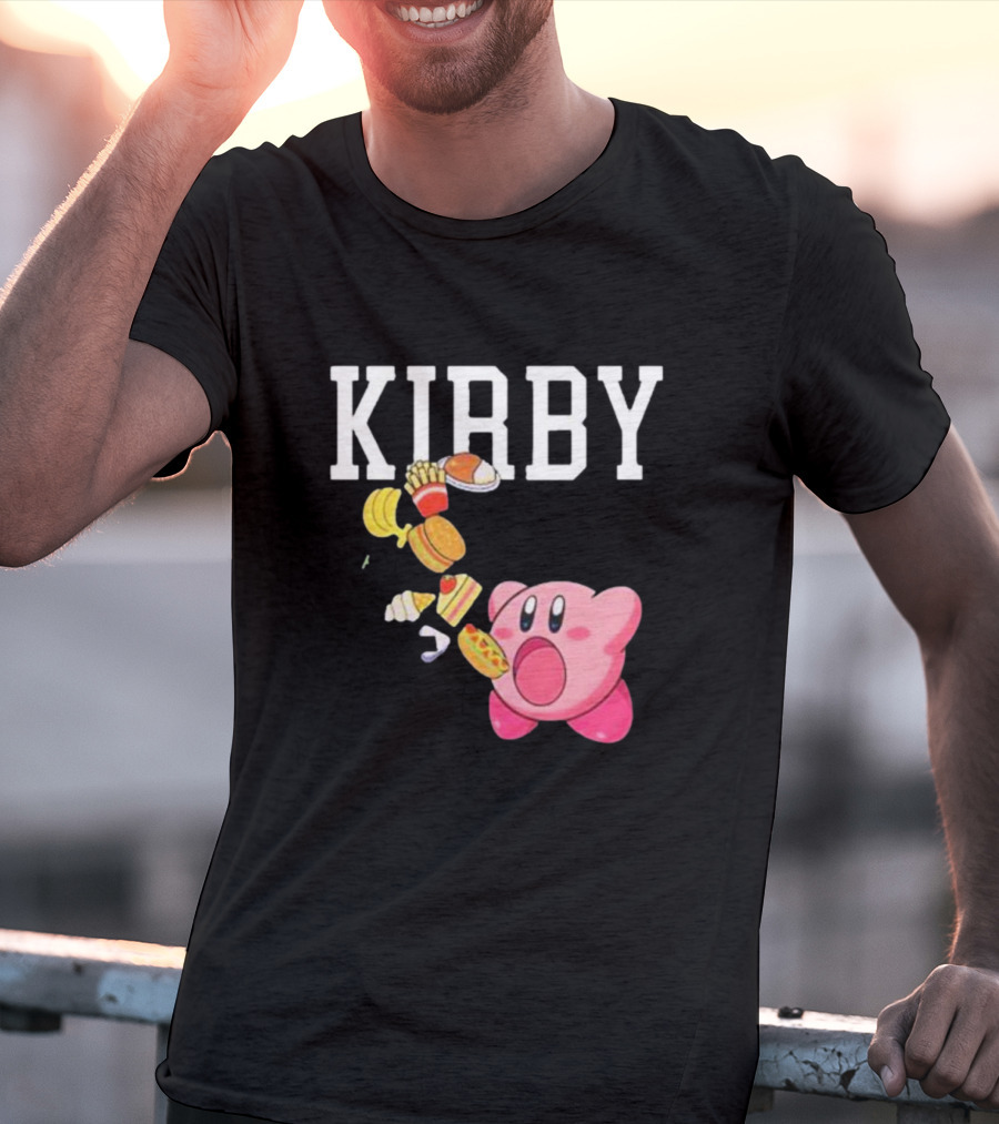 KIRBY Inhales Iconic Food For Power Up T-Shirt