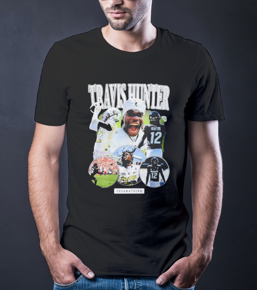 Travis Hunter Football Dreamathon Performance Highlights T-Shirt