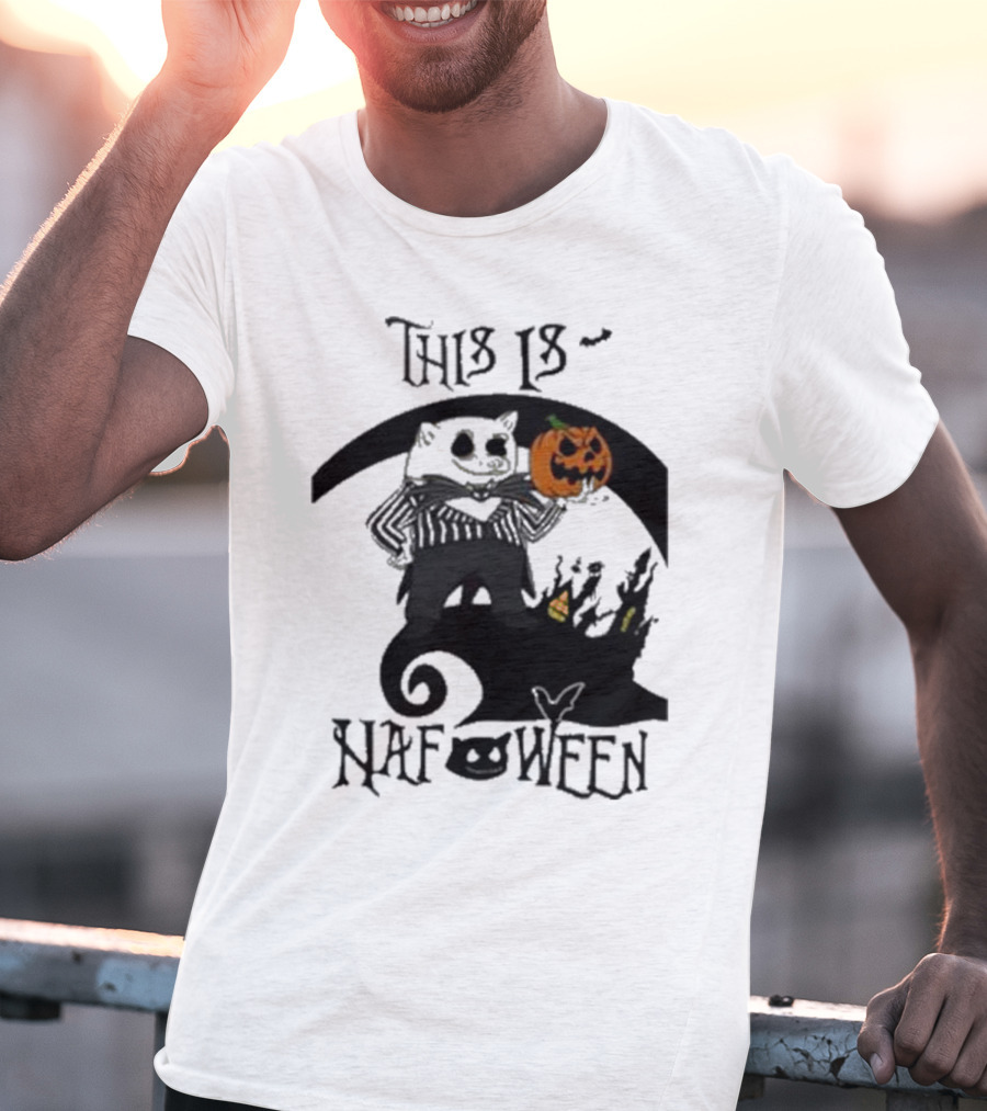 This Is Nafoween Halloween Nafo Pumpkin Character T-Shirt