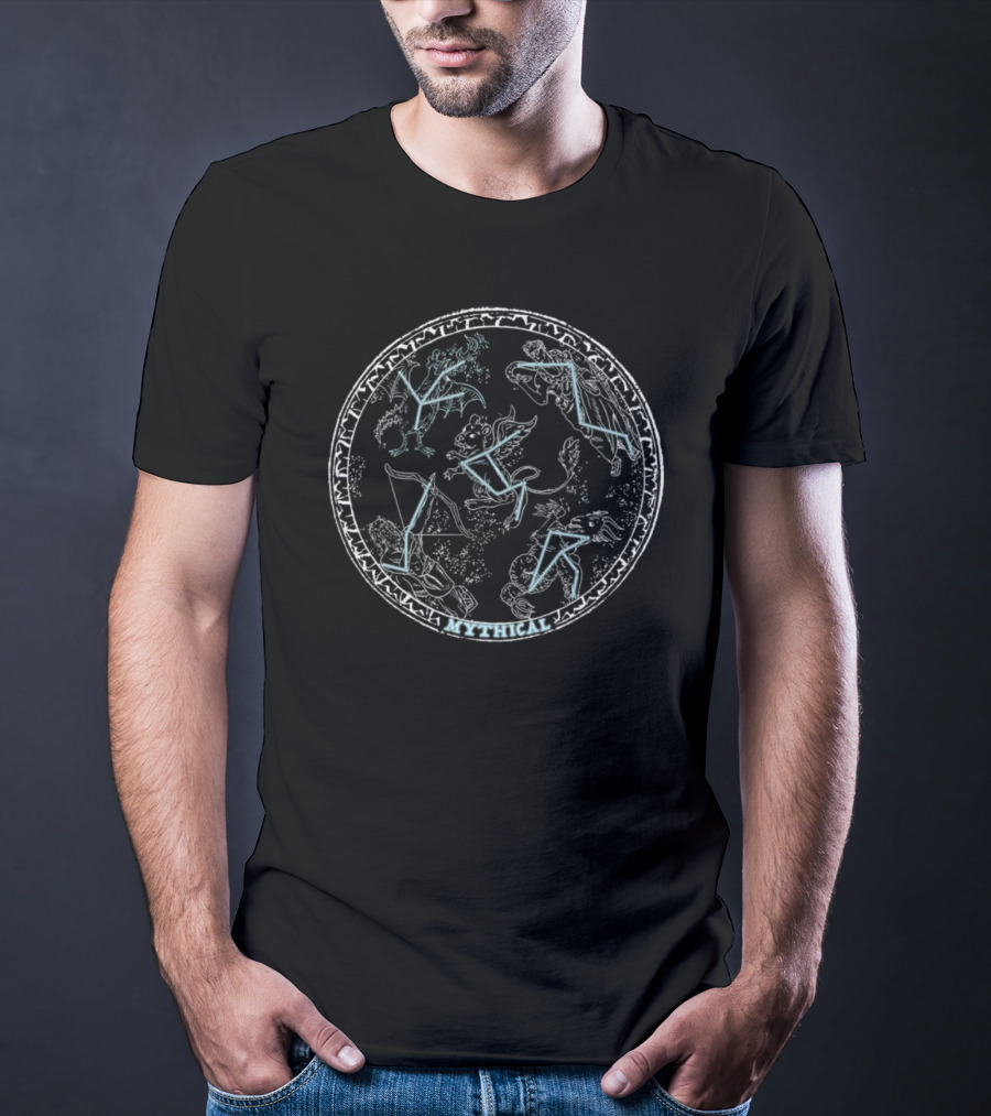 Mythical Celestial Creatures Constellation T-Shirt