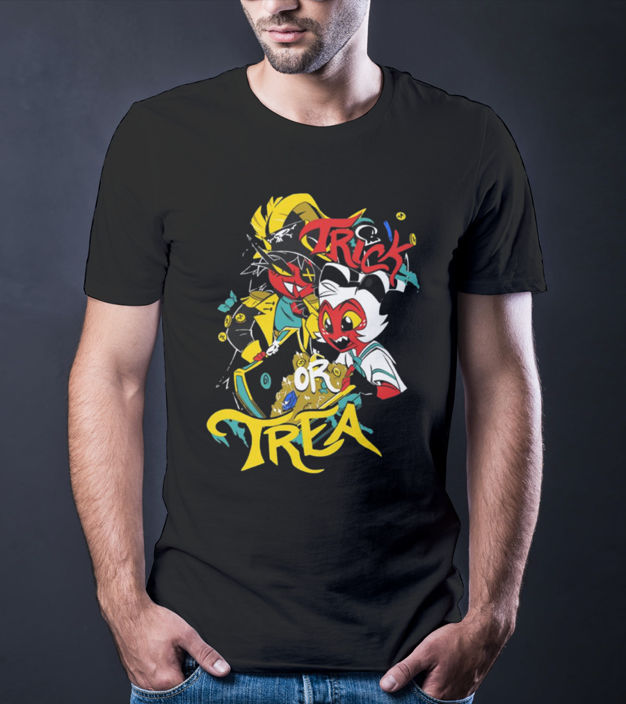 Moxxie Millie Trick Or Treat Halloween Characters T-Shirt