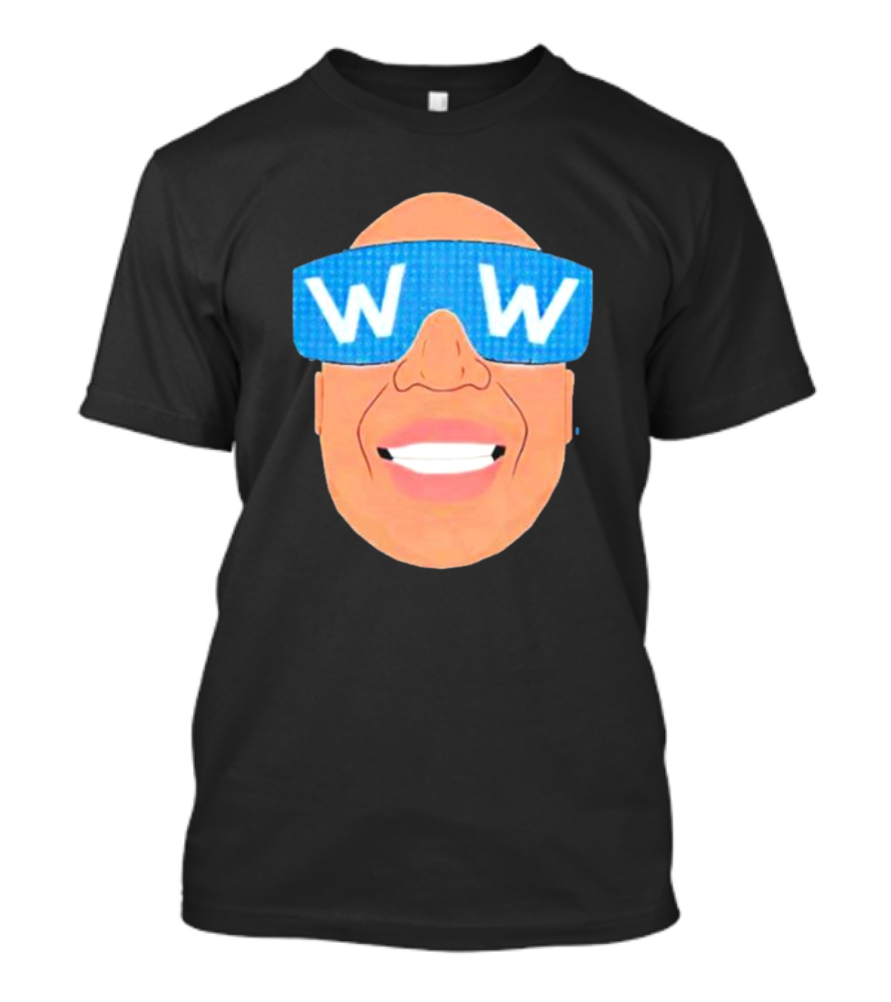 W Glasses Smiling Face With Tyler Lockett T-Shirt