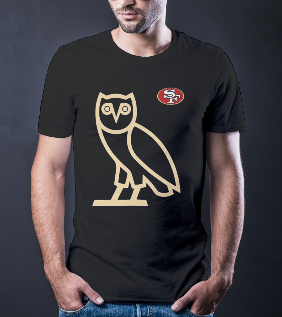 San Francisco 49ers SF Ovo Owl Scarlet T-Shirt