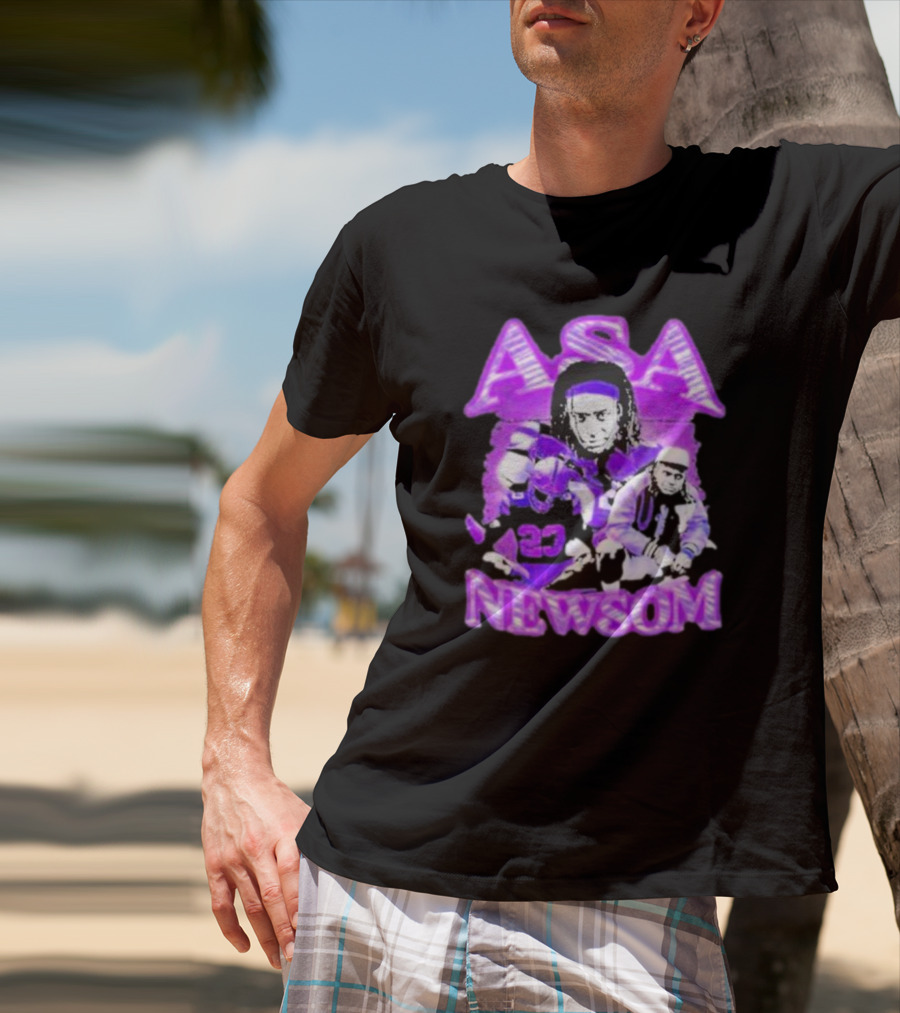 ASA Newsom Vintage Lightweight 23 Football T-Shirt