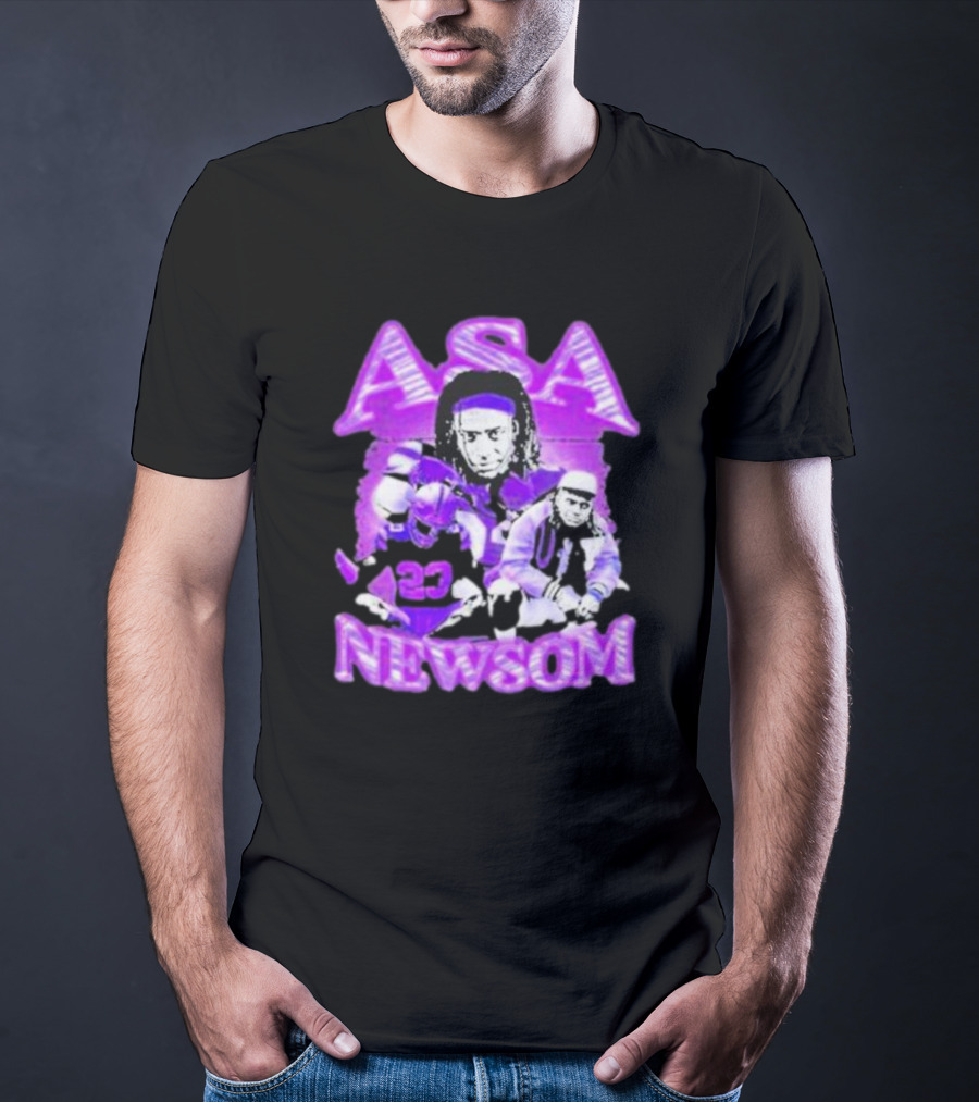 ASA Newsom Vintage Lightweight 23 Football T-Shirt