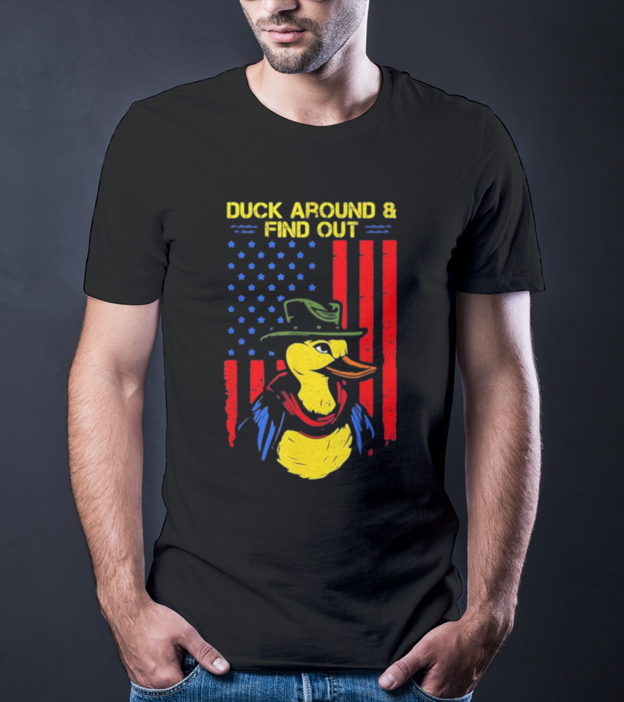 Oregon Duck Around And Find Out Patriotic T-Shirt
