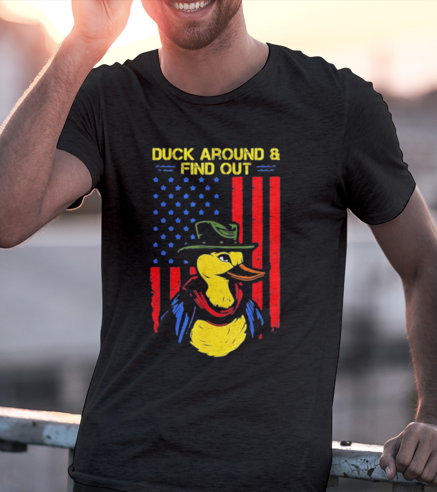 Oregon Duck Around And Find Out Patriotic T-Shirt