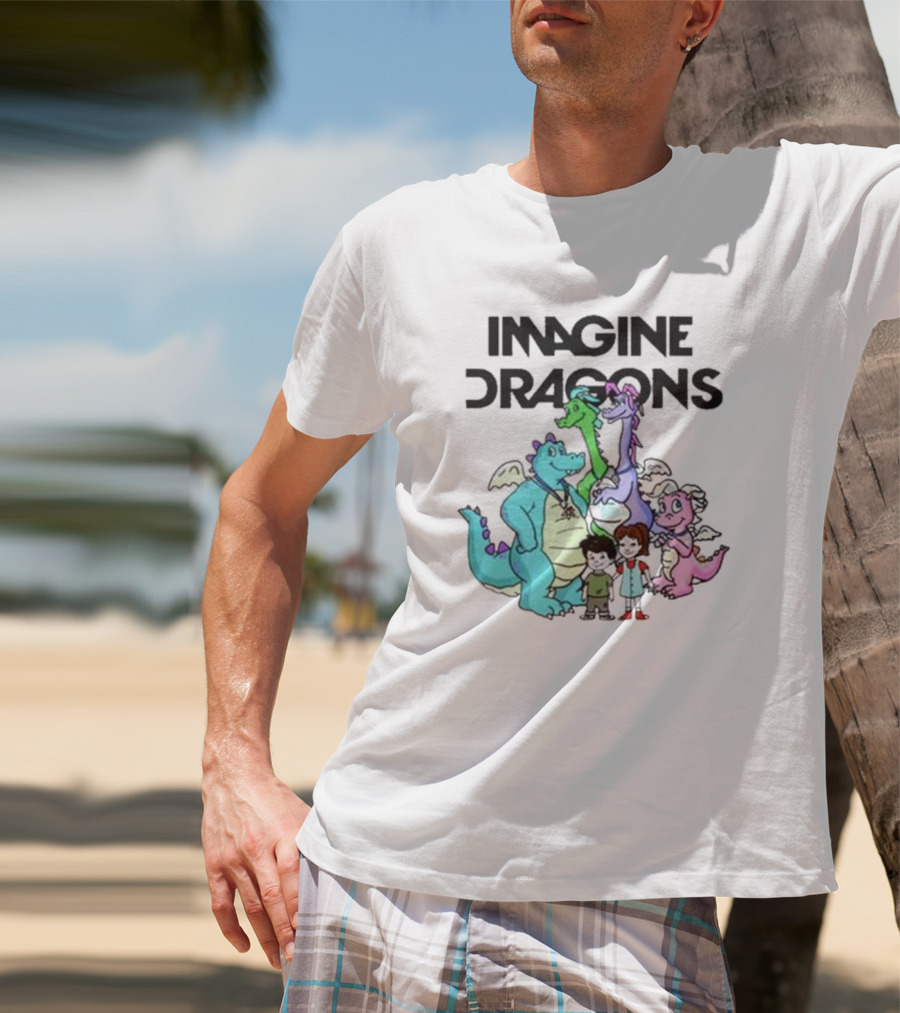Imagine Dragons Dinosaur Band Group T-Shirt
