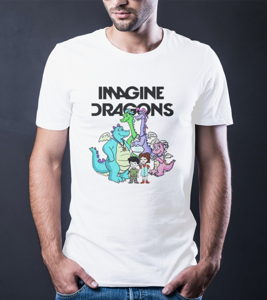 Imagine Dragons Dinosaur Band Group T-Shirt