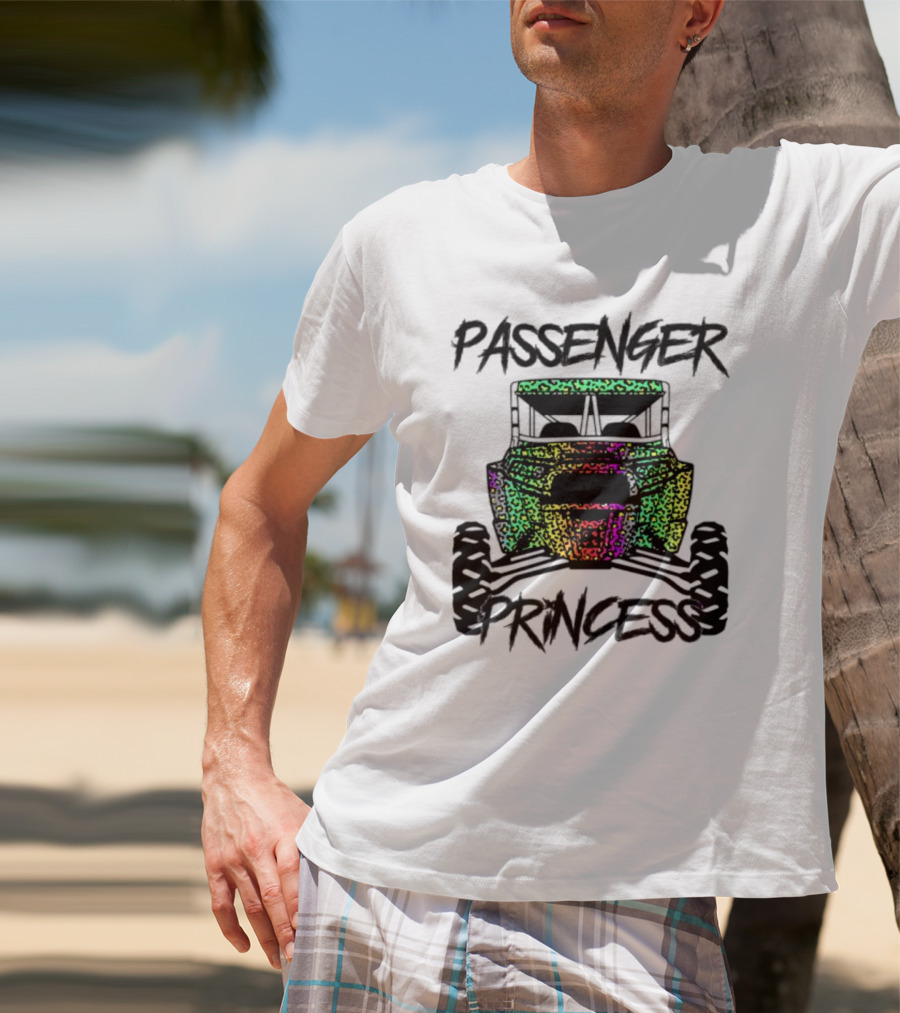 Passenger Princess Colorful Off-Road UTV T-Shirt