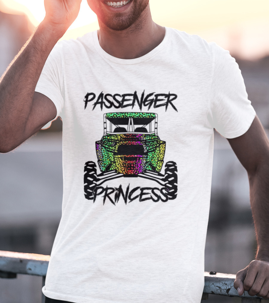Passenger Princess Colorful Off-Road UTV T-Shirt