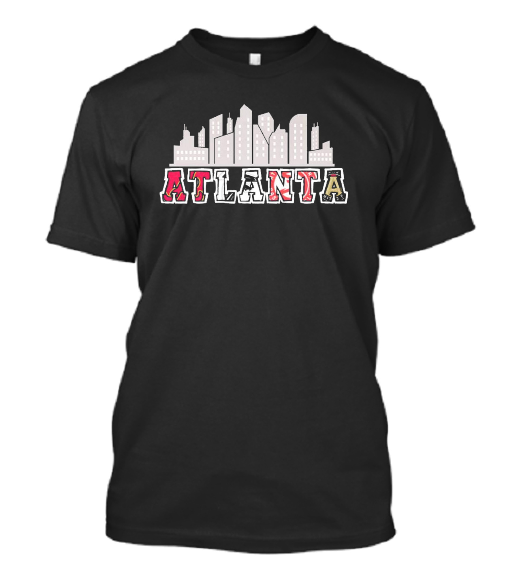 Atlanta Skyline City Sport Team Atlanta T-Shirt