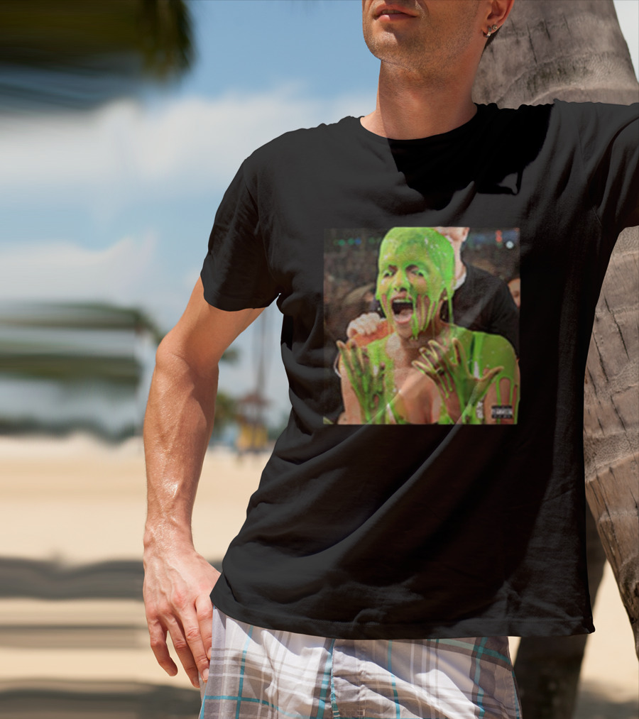 Drake Slime You Out Album Cover Green Slime Woman T-Shirt
