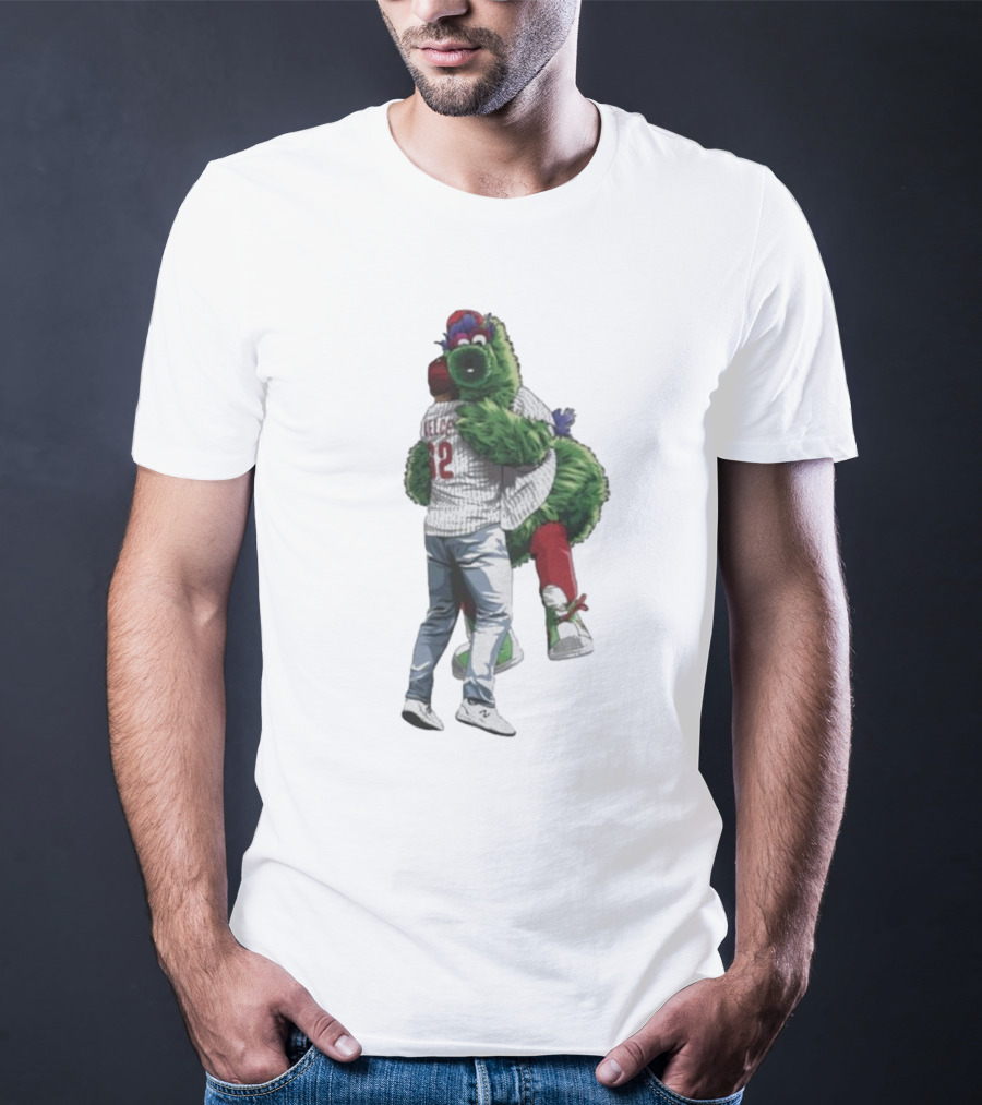Travis Kelce Jason Kelce Philadelphia Phillies Philadelphia Eagles Football T-Shirt
