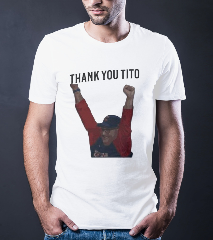 Thank You Tito Guardians Baseball T-Shirt