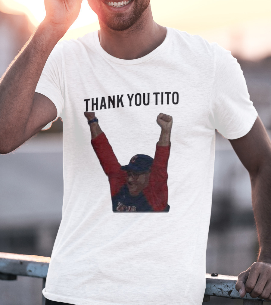 Thank You Tito Guardians Baseball T-Shirt
