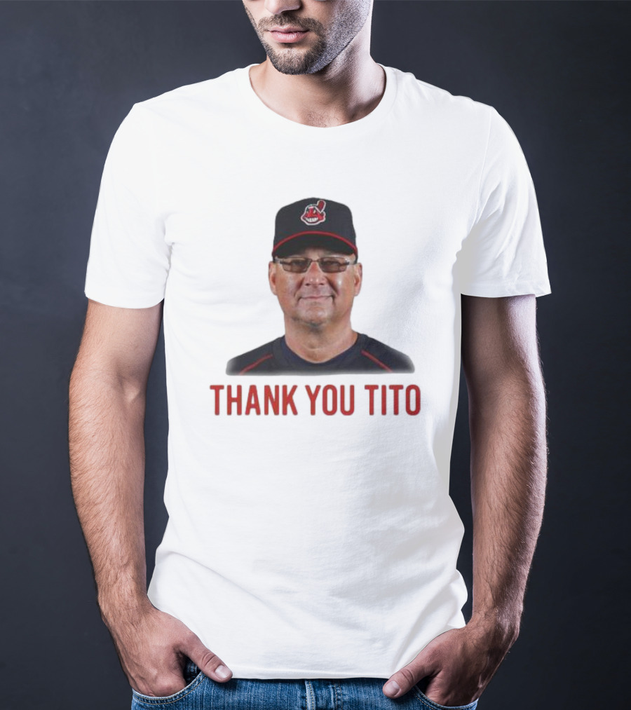 Thank You Tito Terry Francona Farewell Cleveland Indians T-Shirt