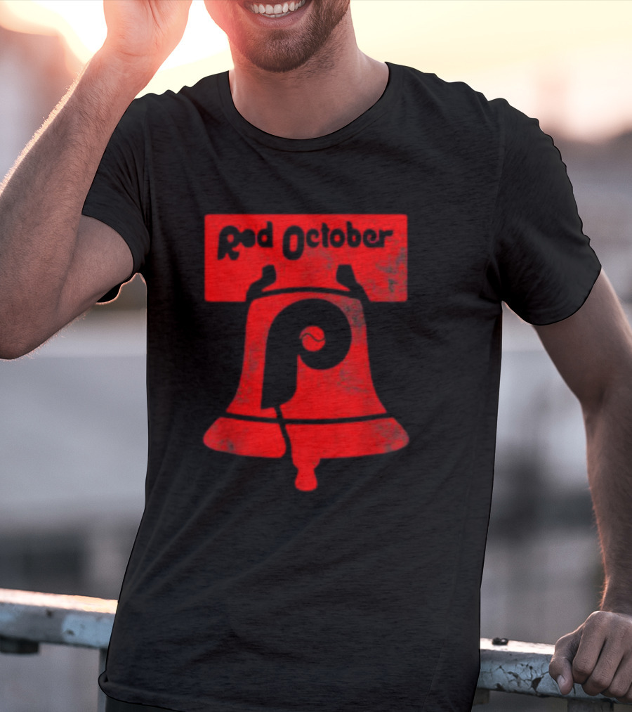 Red October Philadelphia Bell Vintage Phillies T-Shirt