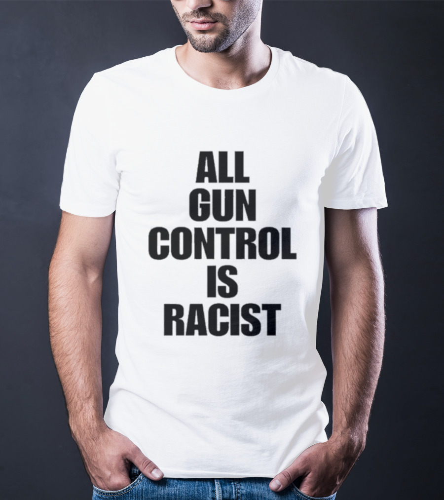 Black Patriot Vet All Gun Control Is Racist T-Shirt
