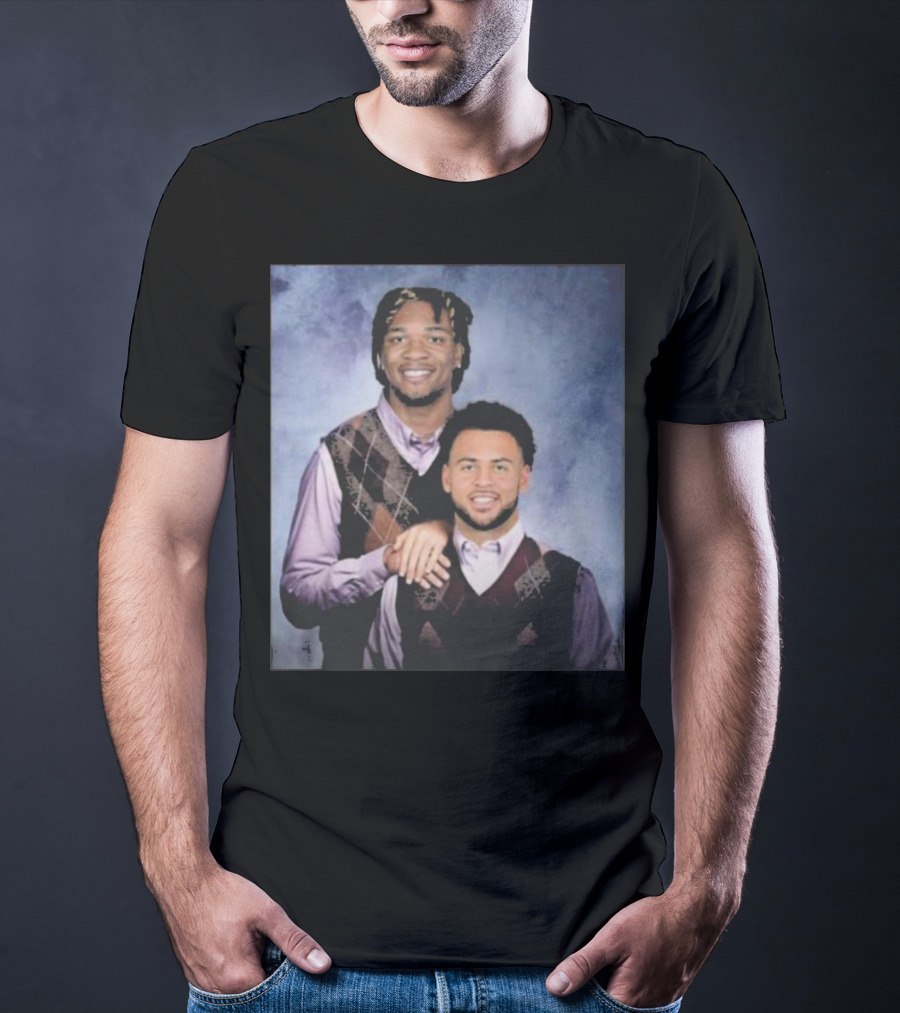 Michael Pittman Jr And Anthony Richardson Indianapolis Colts Step Brothers Meme T-Shirt