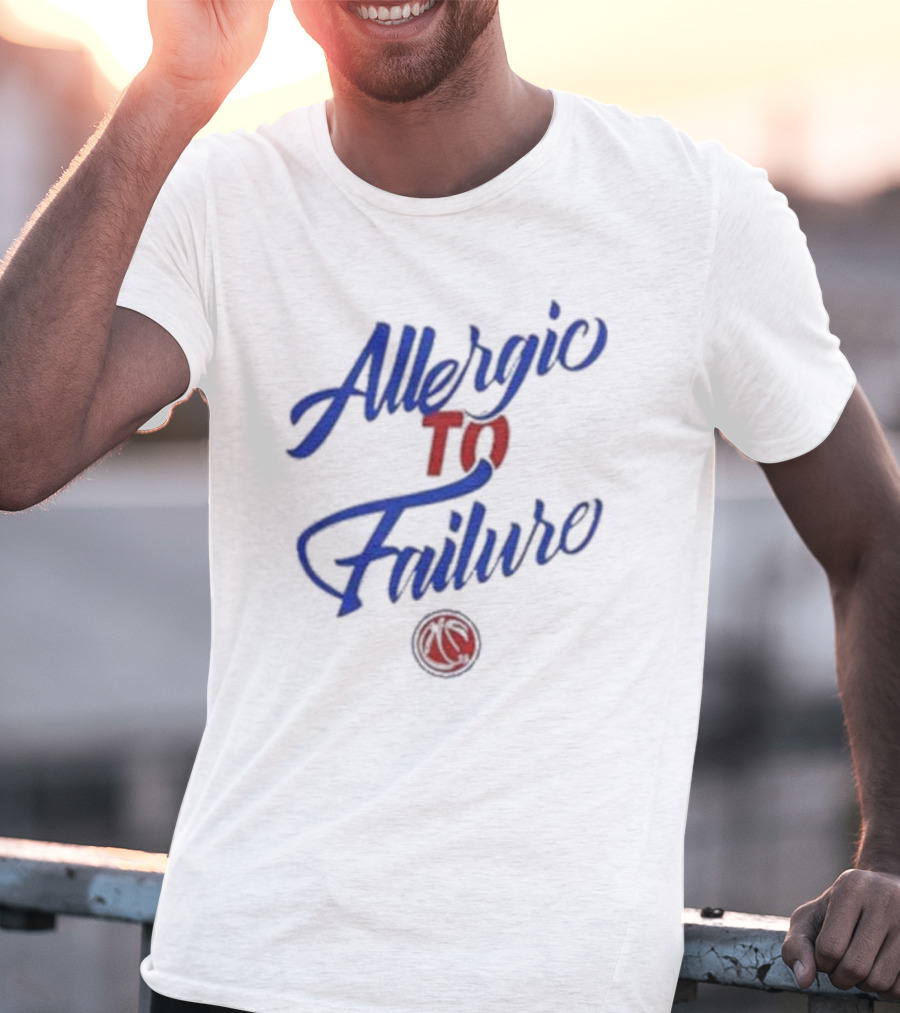 Allergic To Failure Robert Covington Basketball Motif T-Shirt