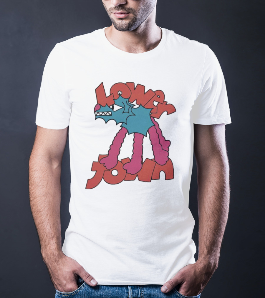 Lowertown Playful Cartoon Dog T-Shirt