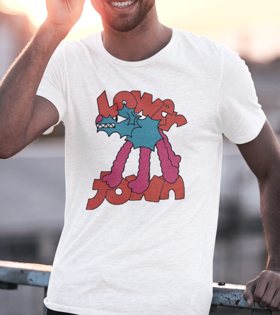 Lowertown Playful Cartoon Dog T-Shirt
