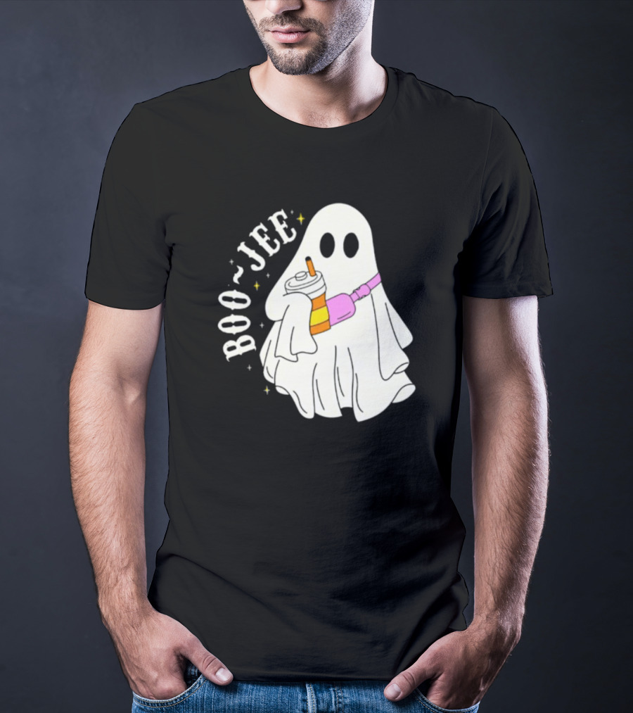 Boo Jee Ghost Cute Funny Halloween Ghost Boo-Jee T-Shirt