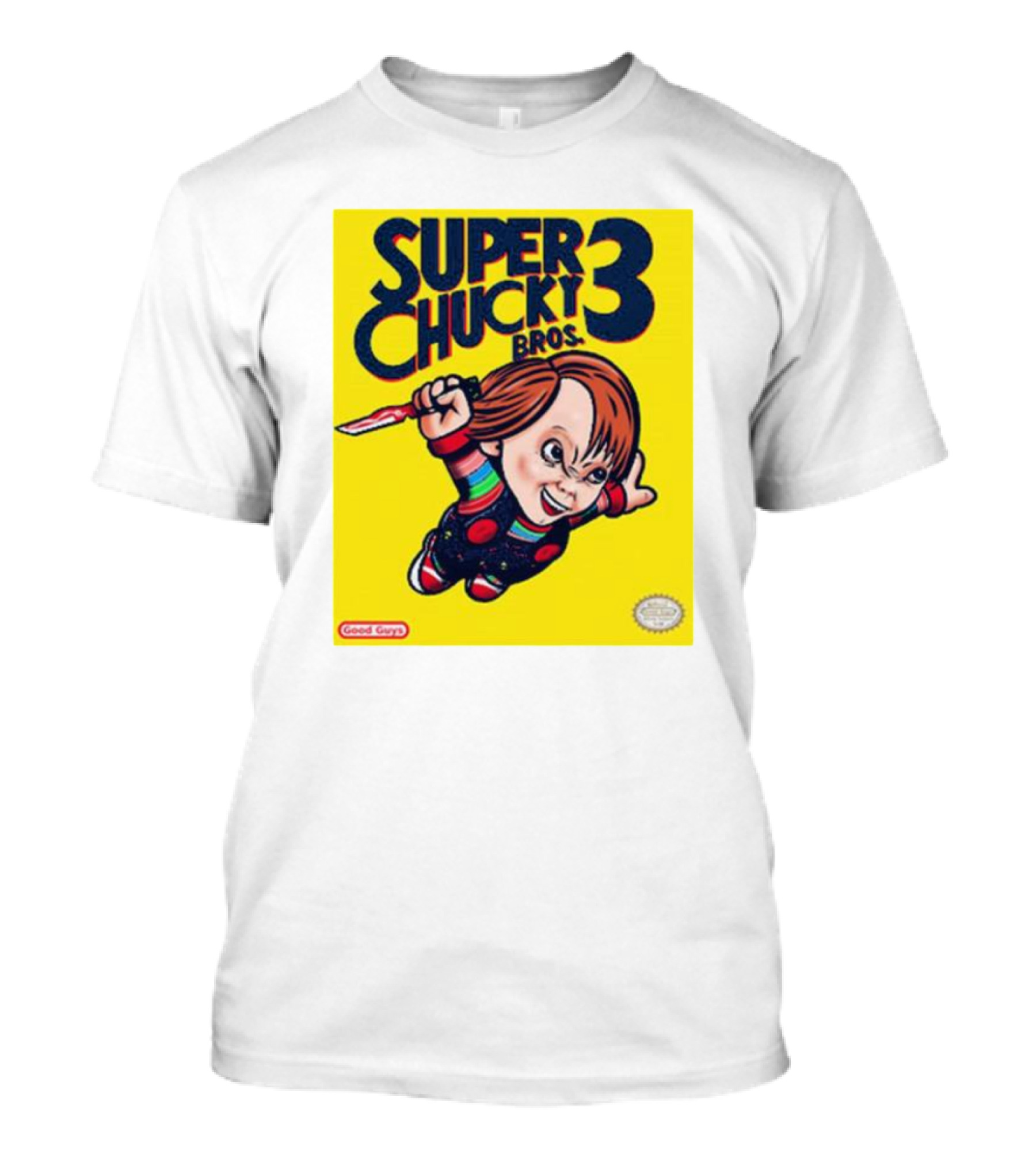 Super Chucky Bros 3 Good Guys Retro Game T-Shirt