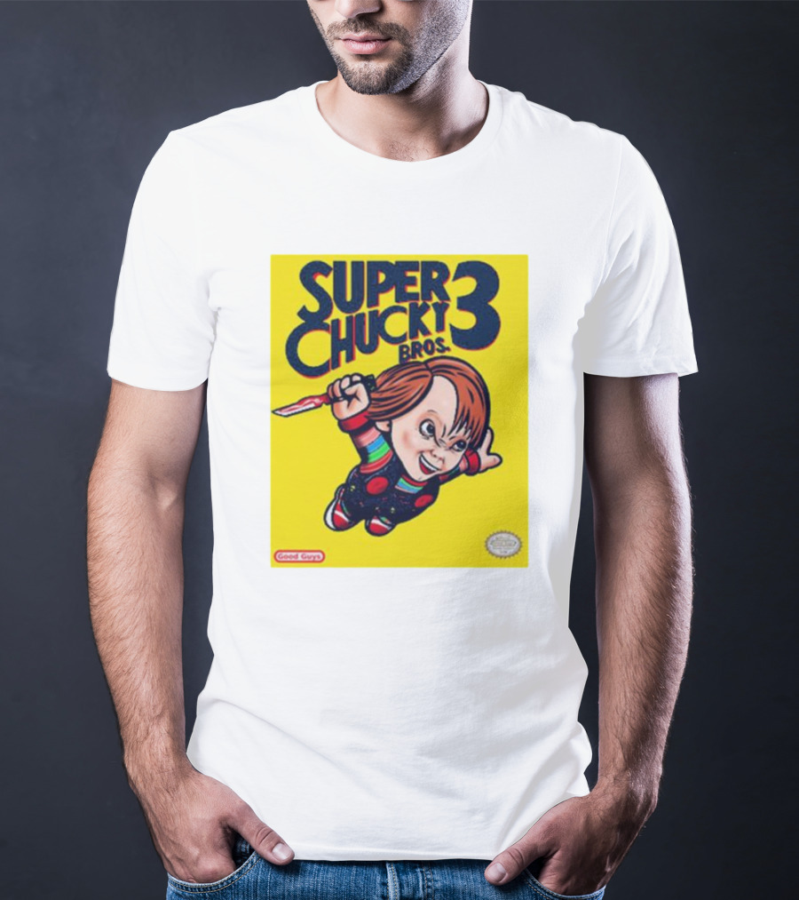 Super Chucky Bros 3 Good Guys Retro Game T-Shirt