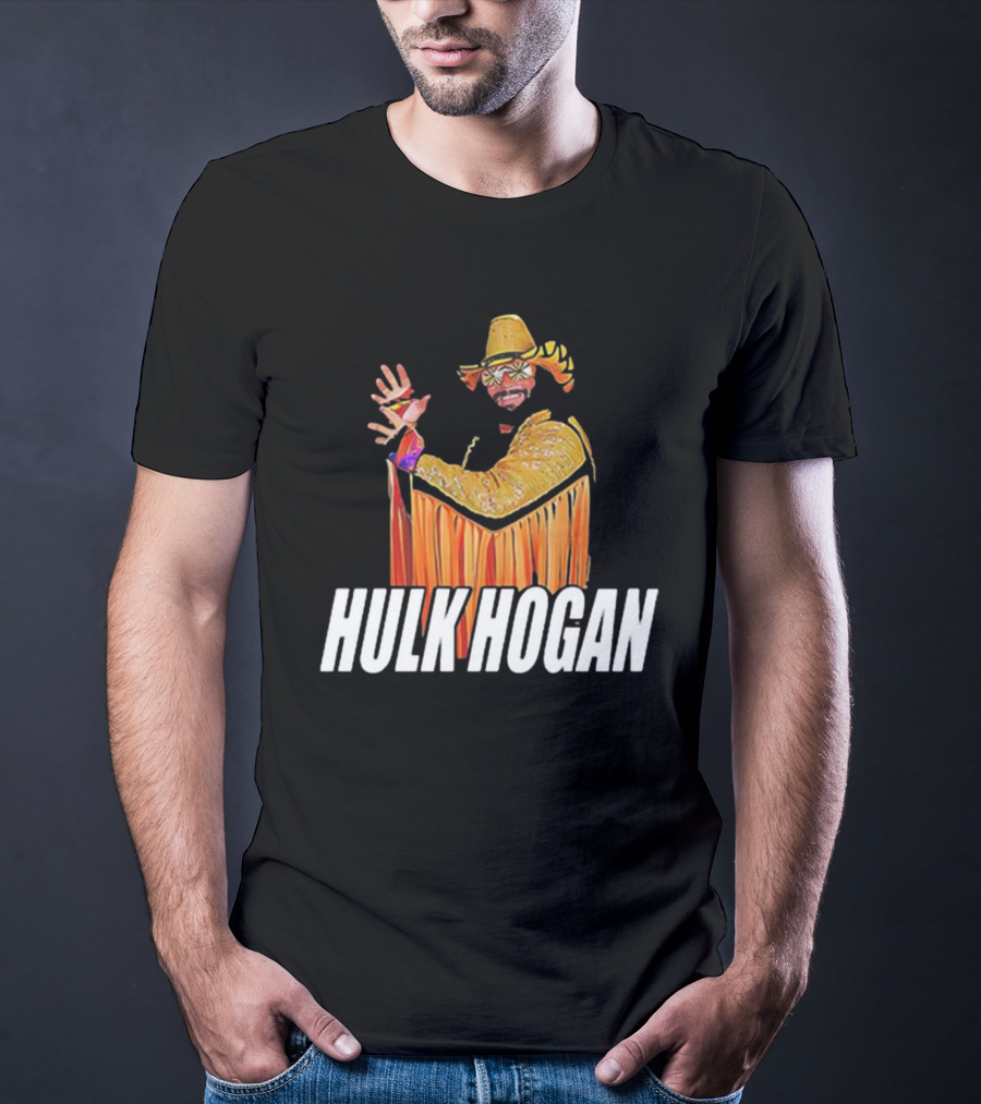 Macho Hulk Hogan Retro Style Wrestler Costume T-Shirt