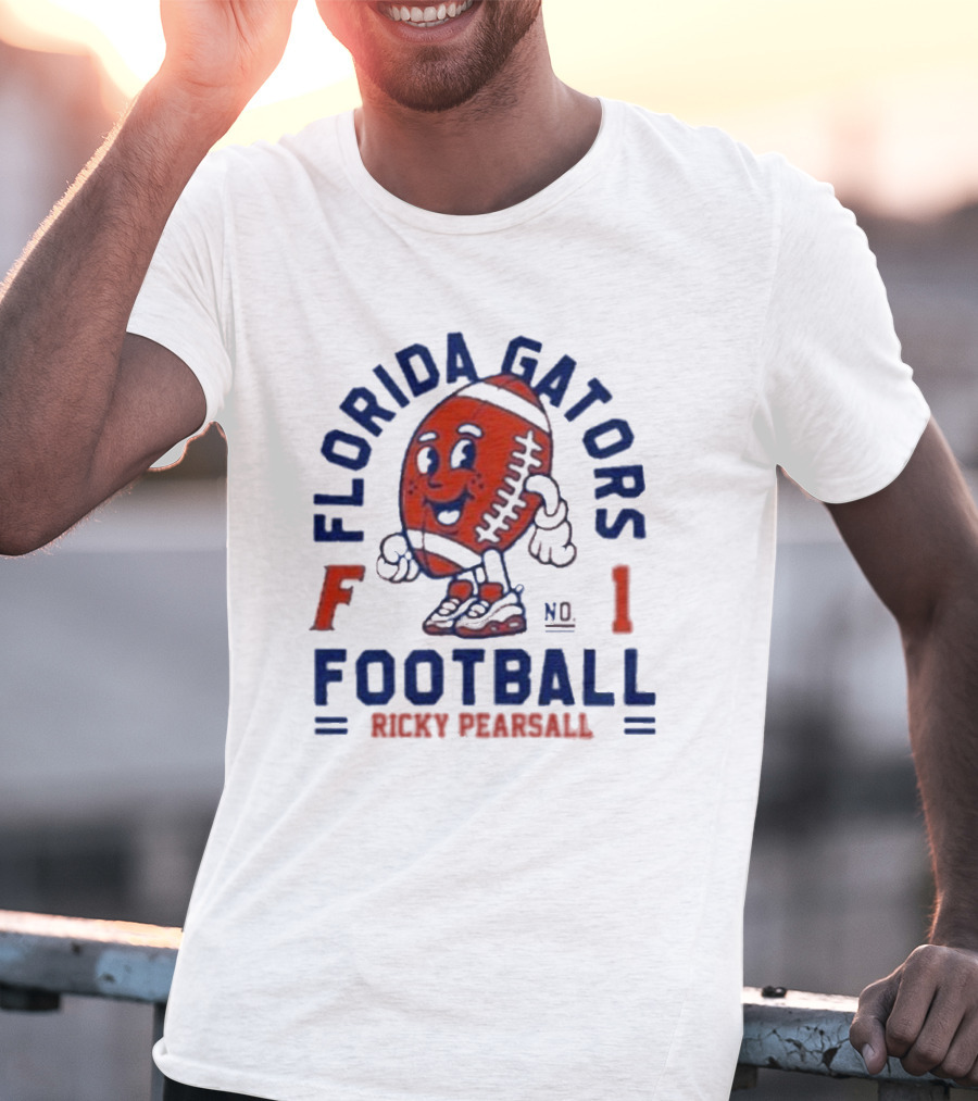 Florida Gators Football No. 1 Ricky Pearsall T-Shirt