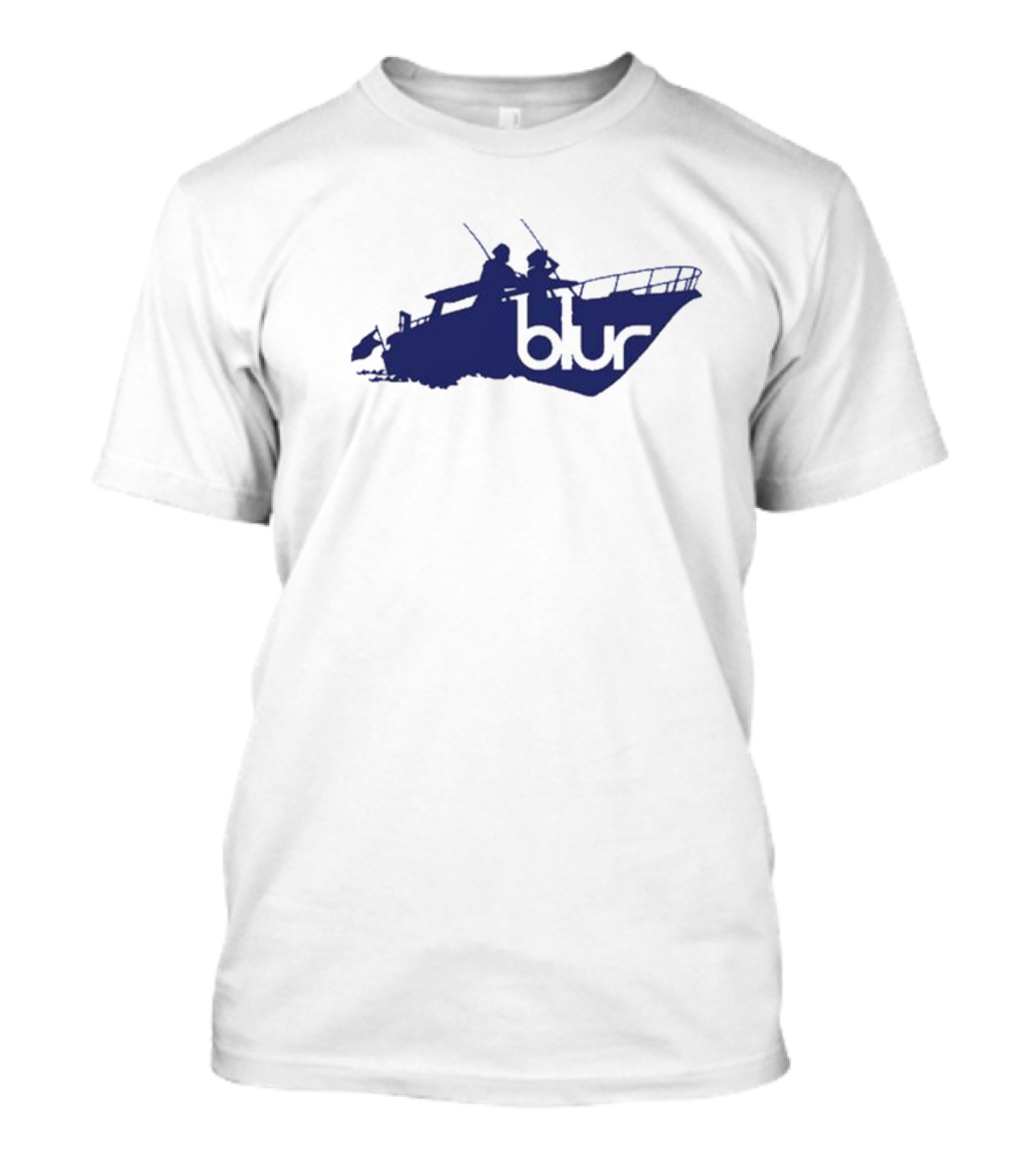 Blur Band Iconic Boat Design Sunday T-Shirt