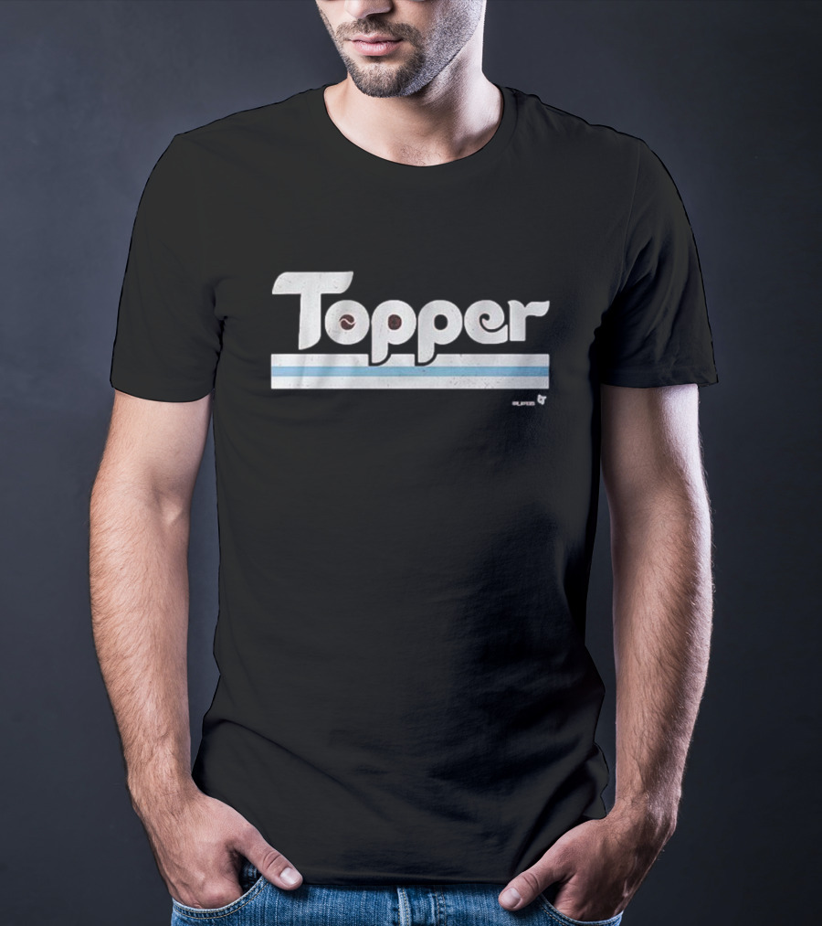 Rob Thomson Topper Phillies Style Retro Font T-Shirt