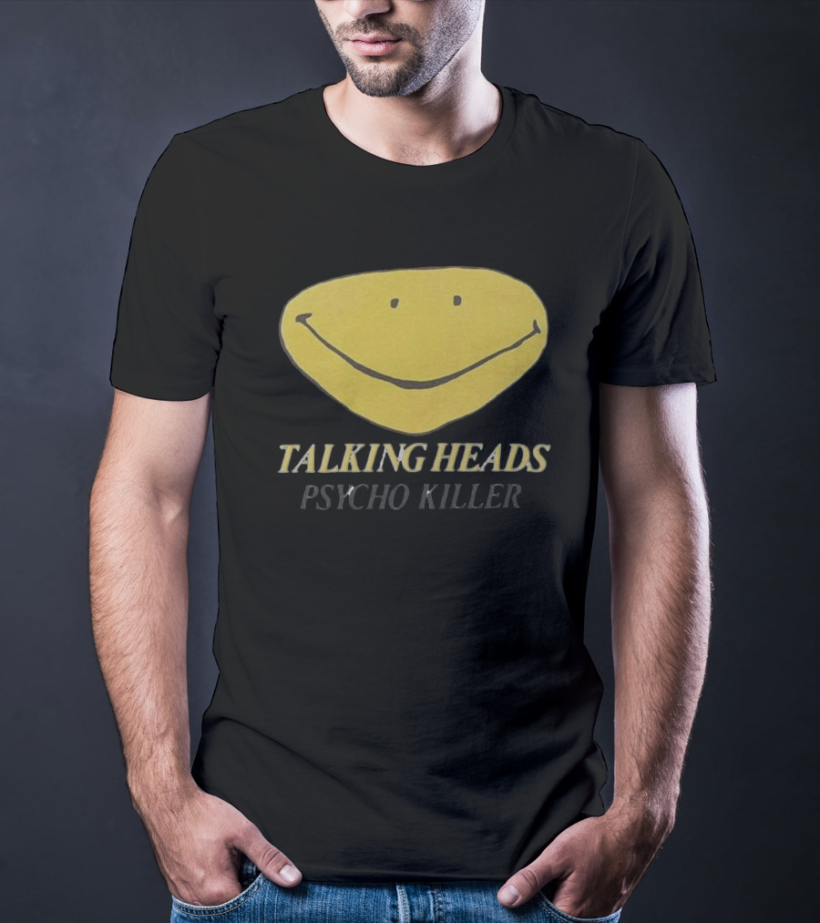 Talking Heads Smiley Face Psycho Killer T-Shirt
